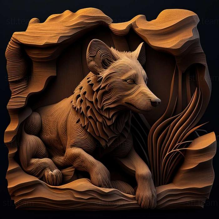 3D model Hyena Shenzi FROM The Lion King (STL)